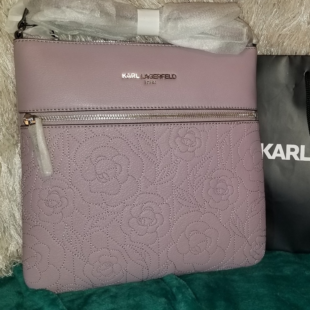 Brand new, never used Karl Lagerfeld crossbody.